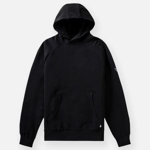 Paper Planes Black Solid Hoodie - Large